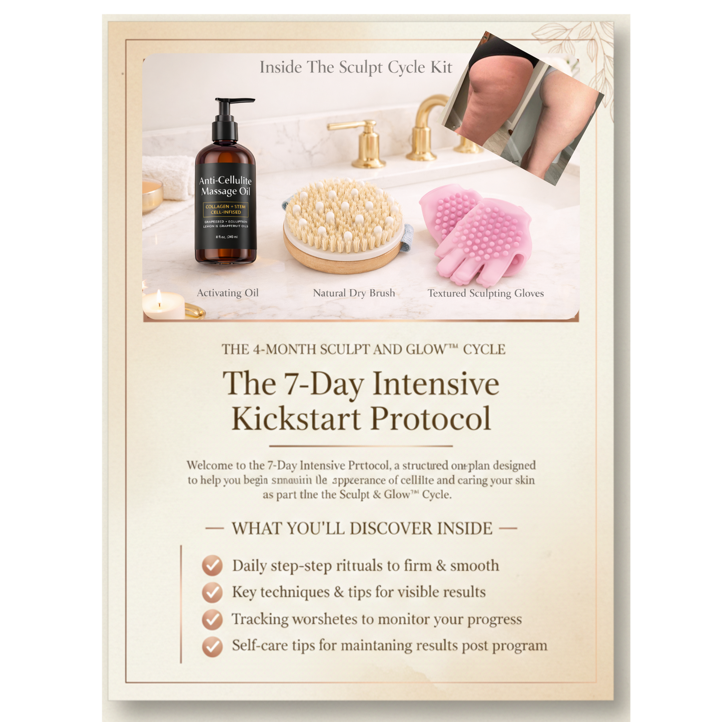 4-Month Sculpt & Glow Protocol Guide