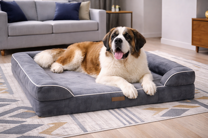 Orthopedic Dog Bed Designed to Relieve the Pain in Their Hips & Joints caused by Dysplasia, Arthritis, and Old Age