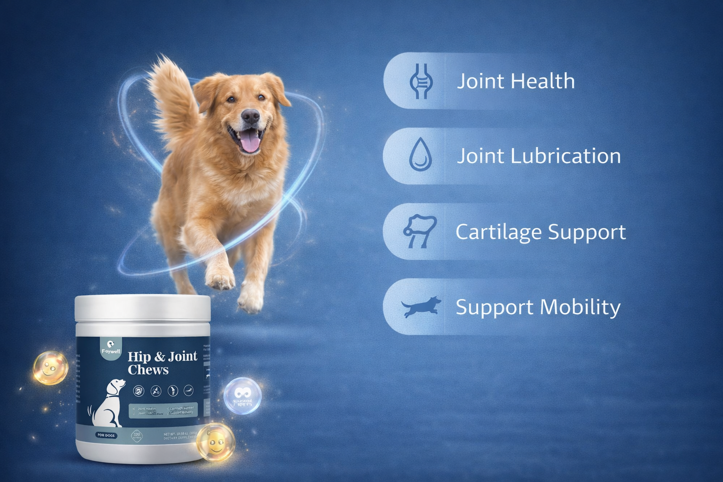 Support Your Dog’s Hip & Joint Comfort — Naturally
